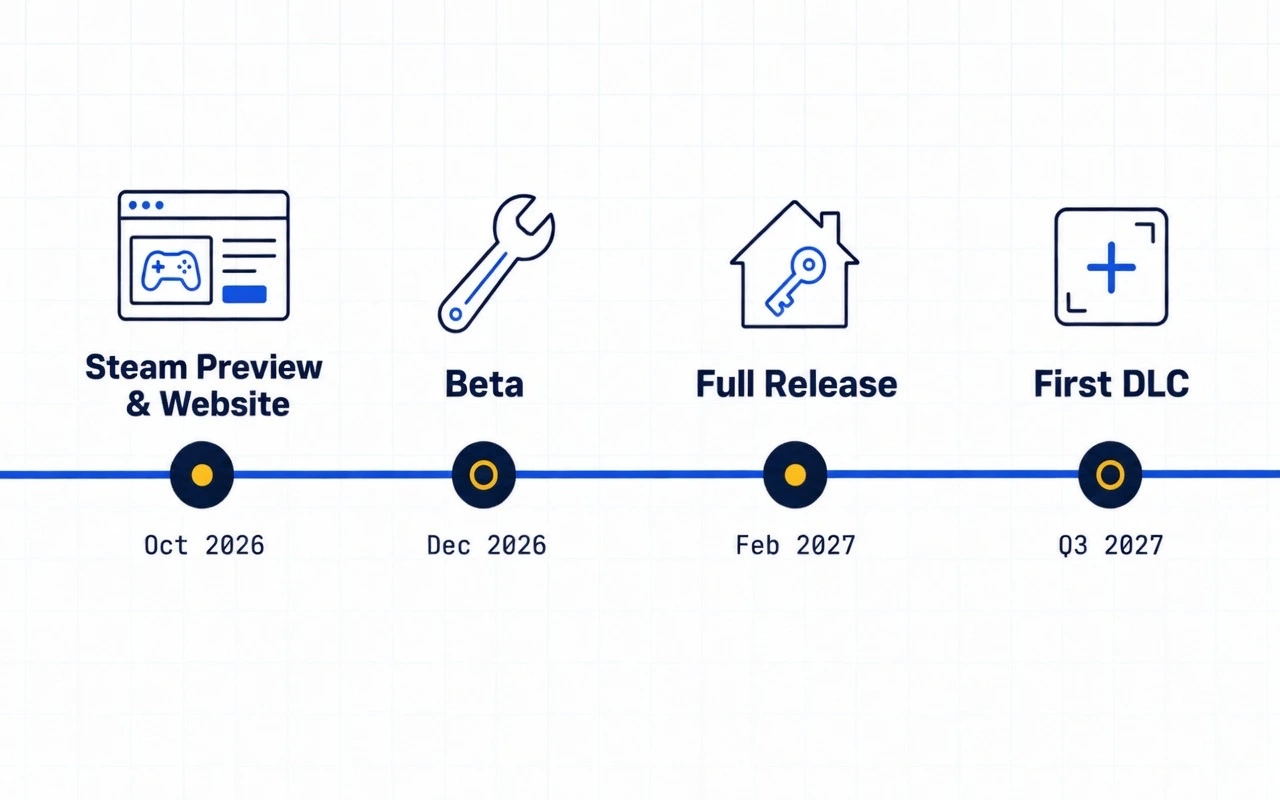 RenoRise roadmap timeline